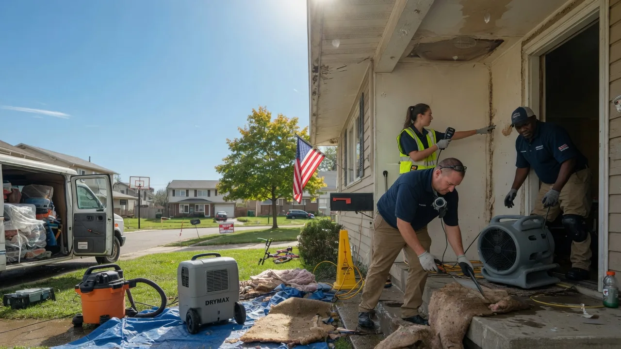 Water Damage Restoration in Waterfall, PA near me